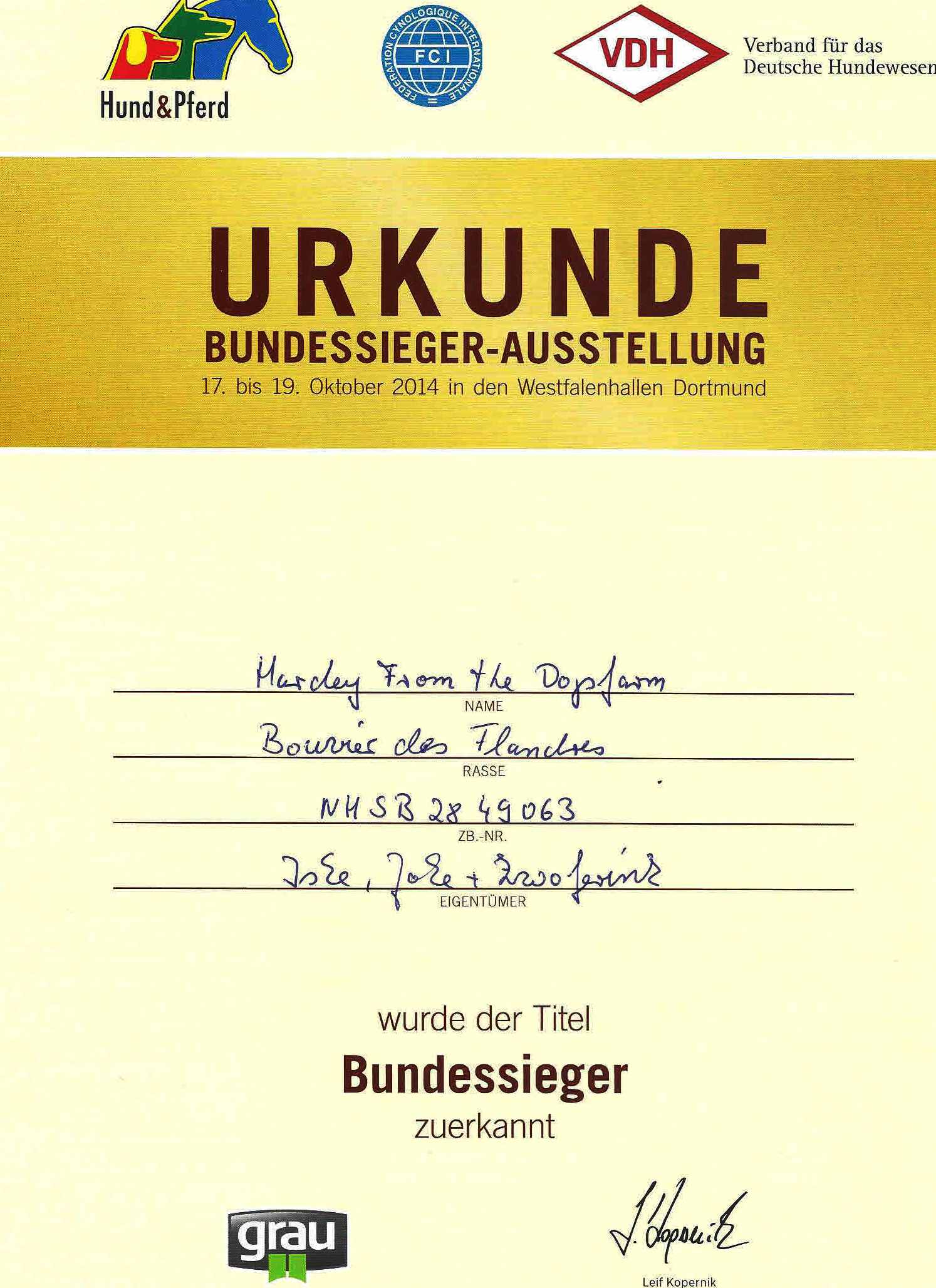 Bundes sieger2014